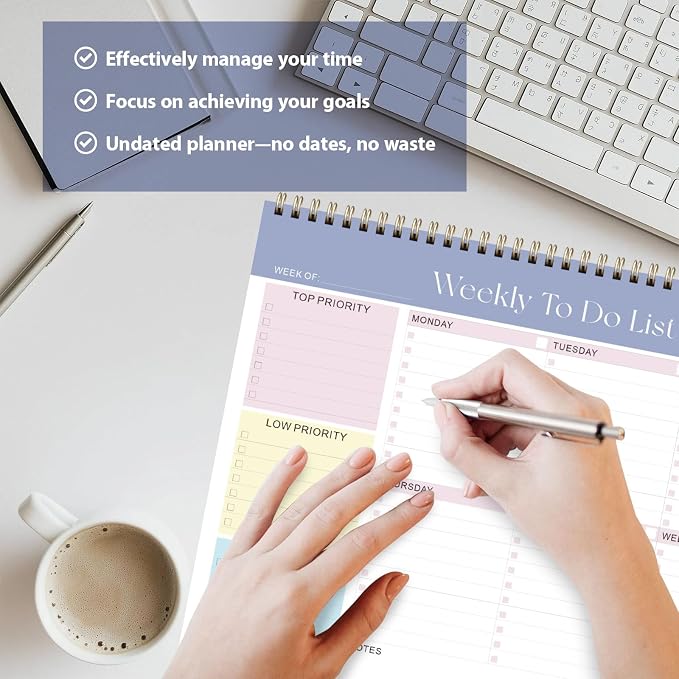 Weekly To Do List Notepad, Undated Planner - Image 7