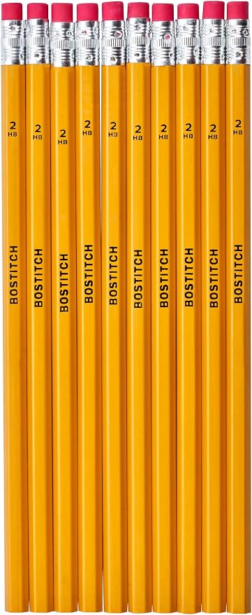 Bostitch Premium #2 Pencils, Premium Wood, Unsharpened, HB Graphite - Image 2