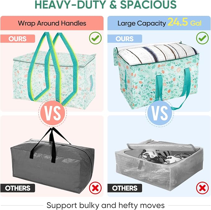 BALEINE 6-Pack Oversized Moving Bags - Image 4
