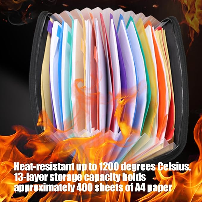 Heat Document Folder with Water Fabric and Expandable Storage - Image 4