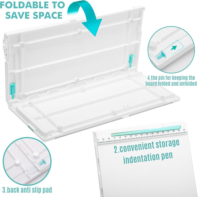Find Scrapblooms 12"x12" Foldable Paper Trimmer & Scoring Board, Craft Paper - Image 3