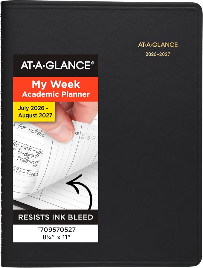 AT-A-GLANCE Planner 2026-2027 Weekly Academic 14-Month July-August, by AT-A-GLANCE