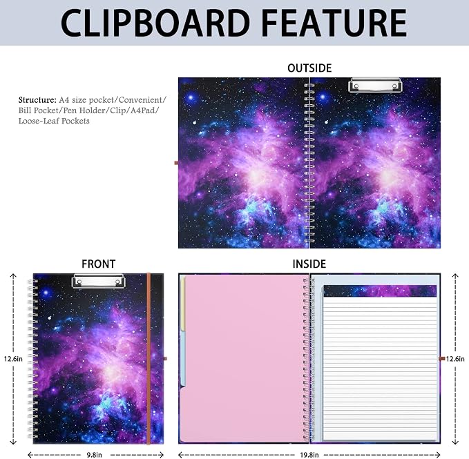 Rimilak Spiral Clipboard Folio - Image 2