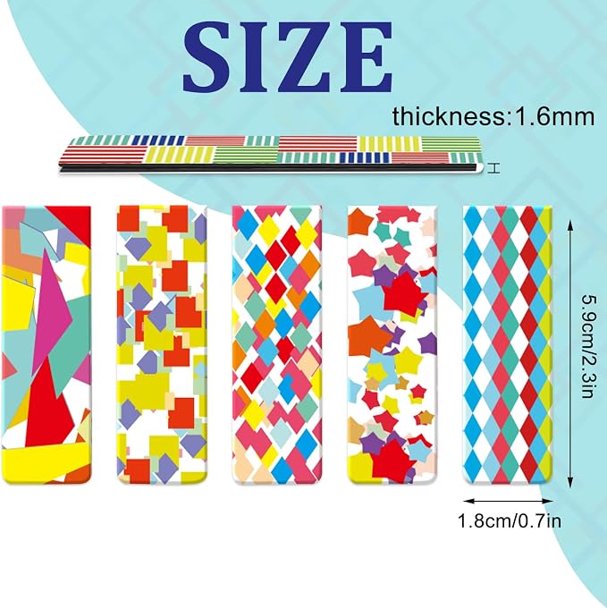 15 Pieces Bookmarks, Magnetic Bookmarks - Image 2
