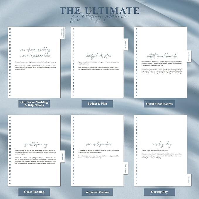 Bride Squad Wedding Planner Book and Organizer | Bridal Wedding Planner Book - Image 6