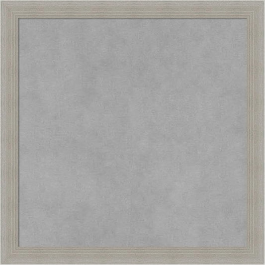Amanti Art Grey Framed Magnetic Board 18x18 Small Vision Board by AmantiArt