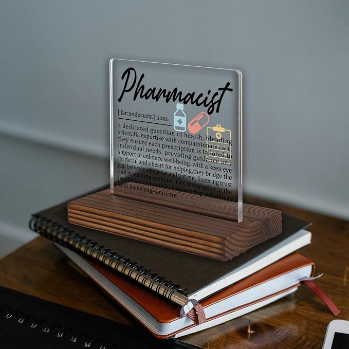 Pharmacist Gifts, Thank You Desk Sign - Image 2