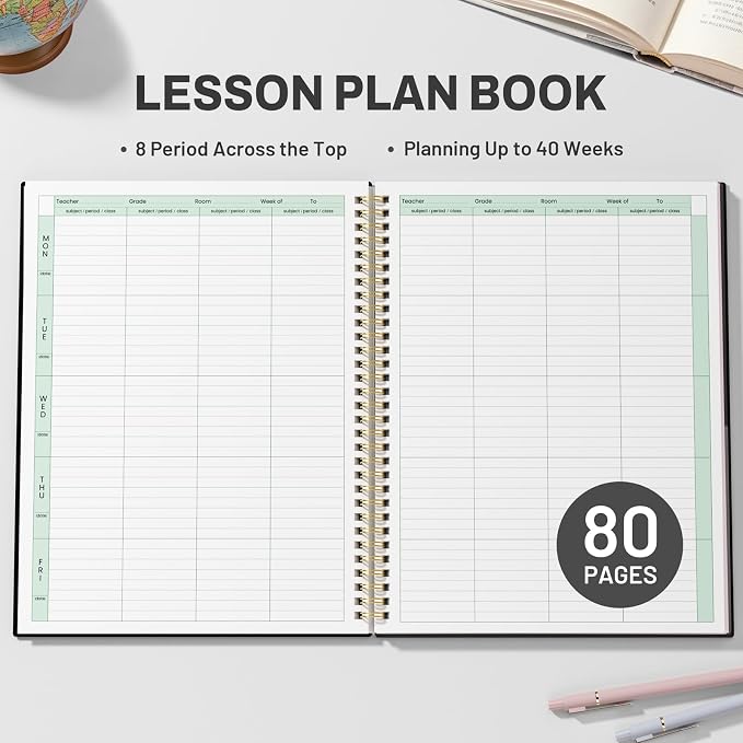SUNEE 8 Period Teacher Lesson Plan Book - Image 2