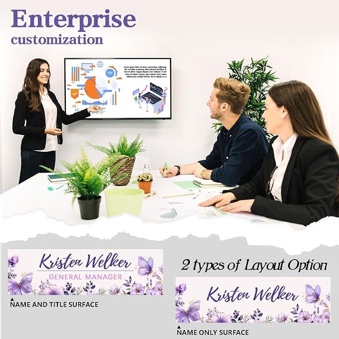 Desk Name Plate Personalized, Custom Name Plate - Image 4