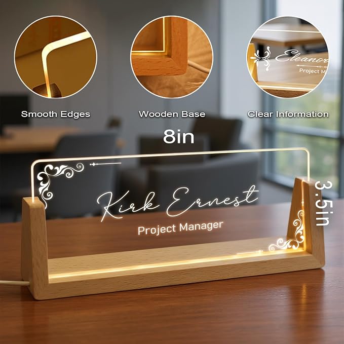Custom Name Plate for Desk - Image 4