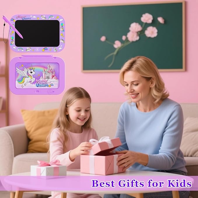 LCD Writing Tablet for Kids, 12Inch Colorful Reusable Erasable Electronic - Image 7