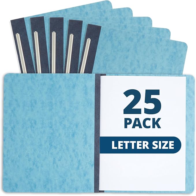 25 Blue Summit Supplies Pressboard Report Cover, Light Blue Business Report by BlueSummitSupplies