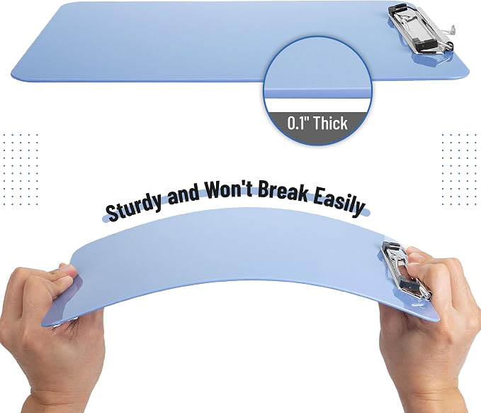 Mr. Pen- Plastic Clipboard, 12.5" x 9", 2 Pack, Clipboard Plastic | Low-Profile - Image 4