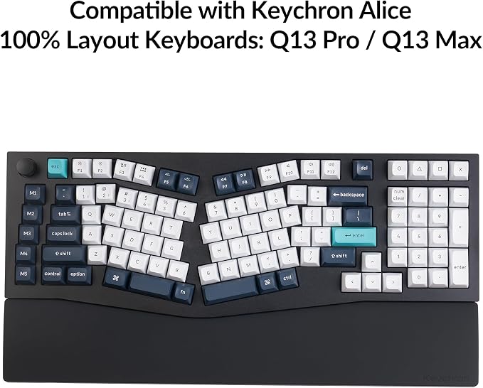 Keychron Black Silicone Wrist & Palm Rest, 17.56" - Image 2