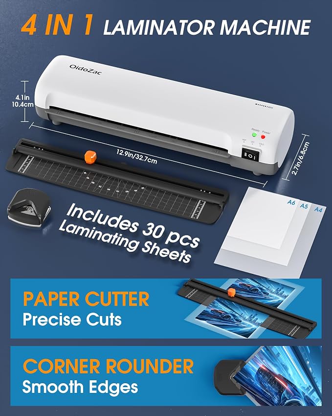 9 Inch Laminator Machine with Hot & Cold Modes, Portable Thermal Laminator A4 - Image 8