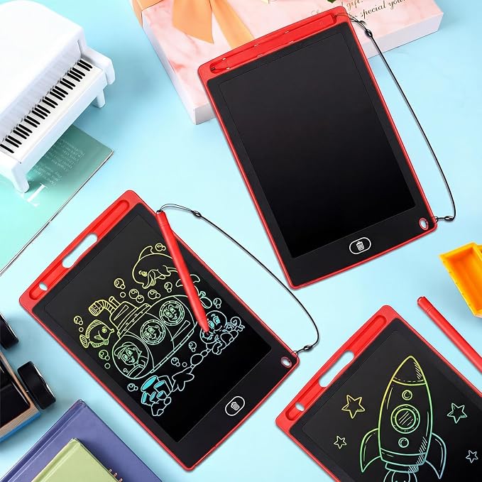 Zhehao 24 Pieces LCD Writing Tablet Doodle Board 8.5 Inch Colorful Reusable - Image 7
