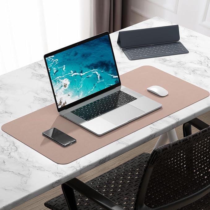 Hsurbtra Desk Pad, XL Extended Mouse Pad, Waterproof Desktop Blotter Protector - Image 7