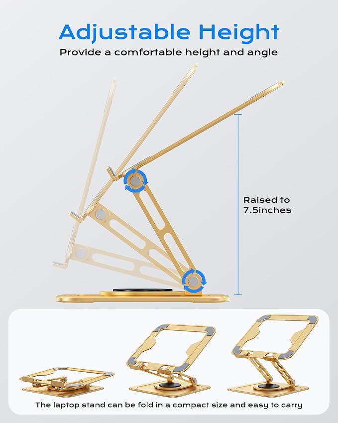 LOXP Adjustable Laptop Stand, Computer Stand - Image 3