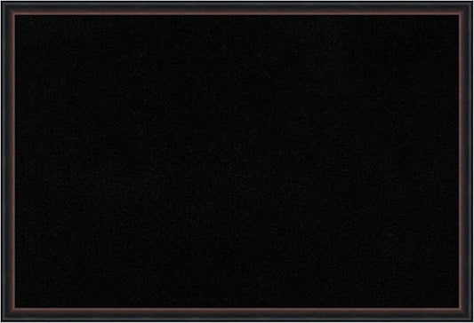 Amanti Art Black Cork Board for Wall, 26x38 Vision Board with Black Wood Frame, Large Corkboard Office Decor for Home Organization, Casual Corkboard Pinboard to Display Items for Home Organization in-DeskLoop Office