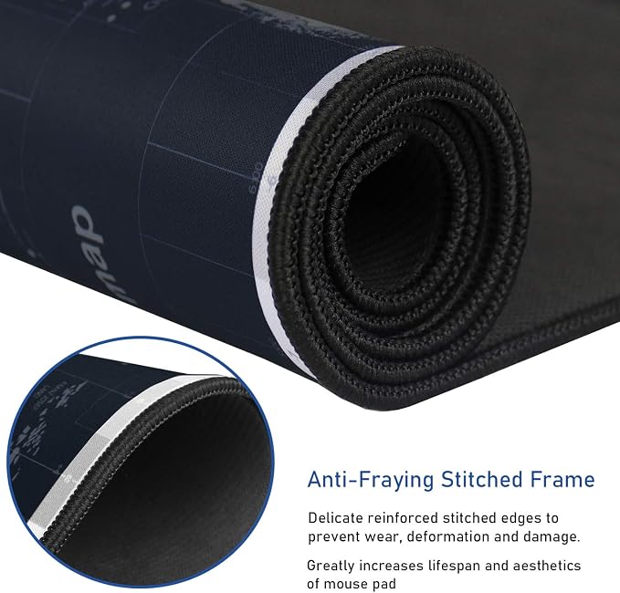 Gaming Mouse Pad, Large Extended Desk Mouse Pad, Non-Slip Spill-Resistant - Image 2