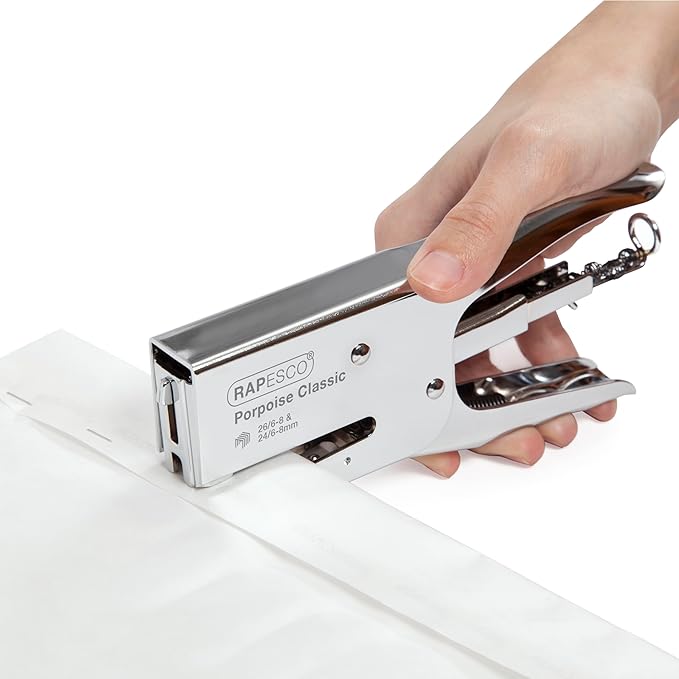 Rapesco R81000A3 Porpoise Classic Stapling Plier, 45 Sheet Capacity, Uses Type - Image 4