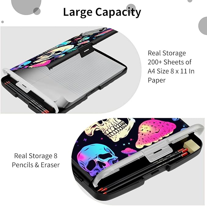 File Clipboard Storage with Pen Holder High Capacity Plastic Nursing Clipboards - Image 6