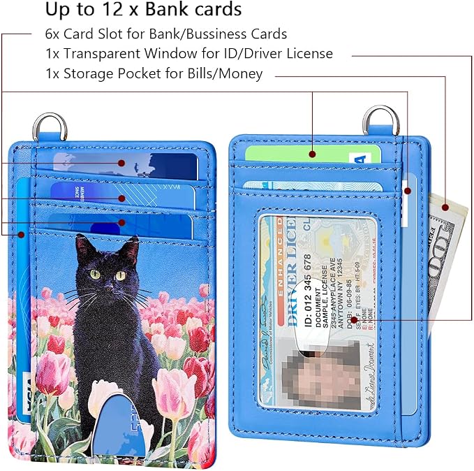 FurArt Slim Minimalist Wallet RFID Credit Card Holder - Image 6