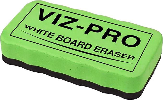 VIZ-PRO Magnetic White Board Eraser, 3 Colored Eraser, 3 Piece - Image 4