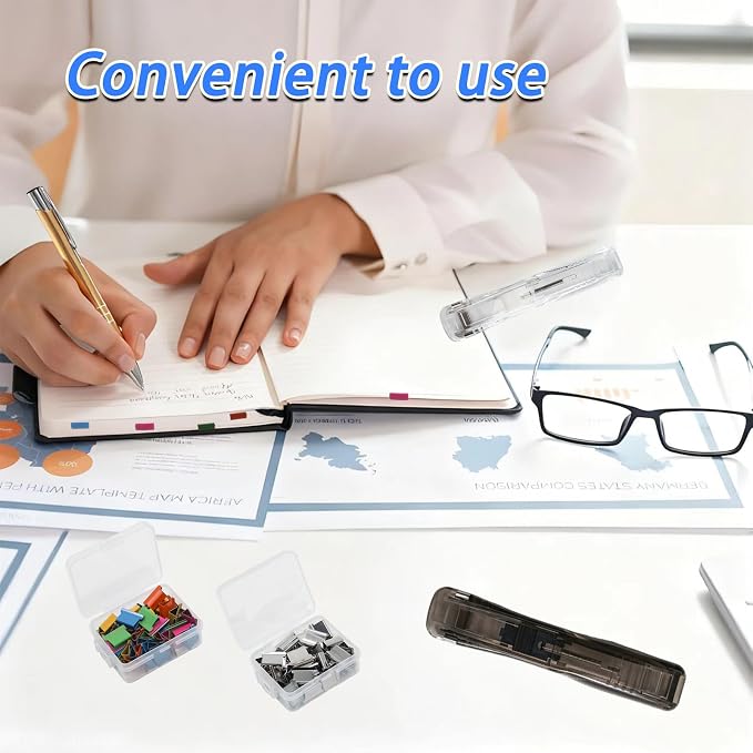 Pine & Linen 2pcs Handheld Papers Clip Dispenser - Image 5