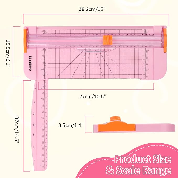 2 Set A4 Paper Cutter 12 Inch Titanium Paper Trimmer Scrapbooking Tool - Image 4