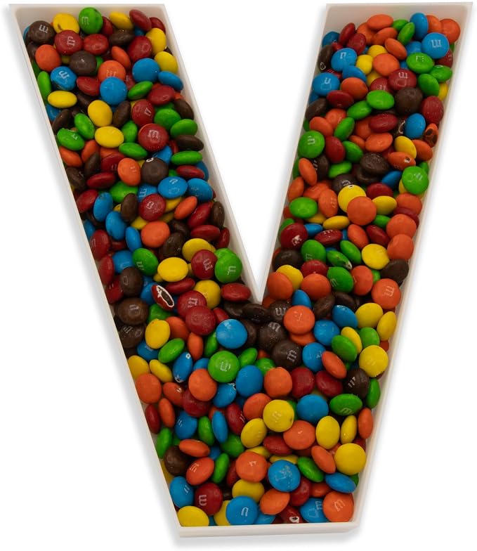 10" Plastic Fillable Letter Charcuterie Tray, Birthday Anniversaries, Party - Image 3