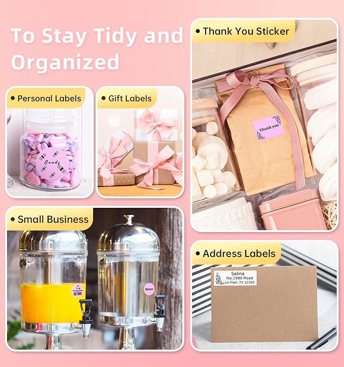 Phomemo M220 Label Maker, 3.14 Inch Bluetooth Thermal Label Printer, Compatible with Phone & PC, for Barcode, Address, Mailing, Home,Office,School-DeskLoop Office