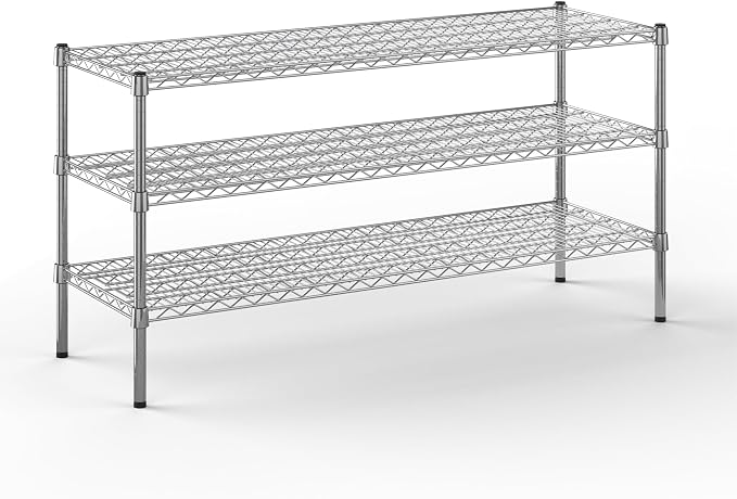 Regal Altair 18" Deep x 54" Wide x 27" Height Wire Shelving Kit | 3-Tier | NSF by Regal+Altair