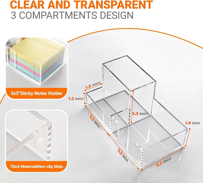 Pen Holder for Desk Clear Pencil Holder - Image 4