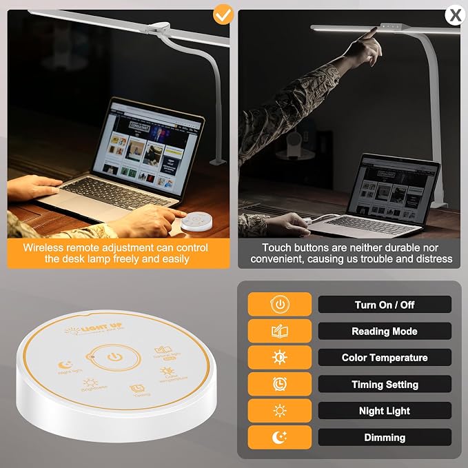 Pzloz Led Desk Lamp for Office Home - Image 6