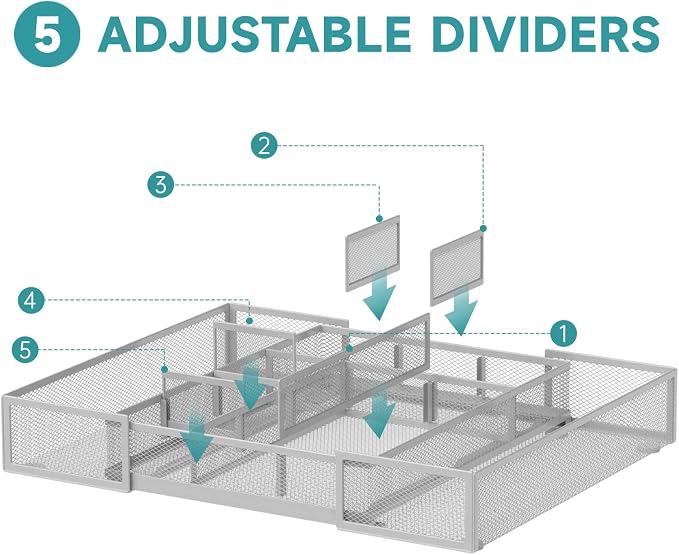 Expandable Desk Drawer Organizer Tray - Image 4