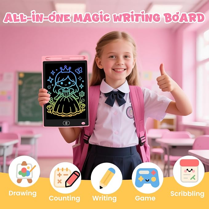 24 Pack LCD Writing Tablet for Kids, Erasable and Reusable Toddler Doodle Board - Image 6