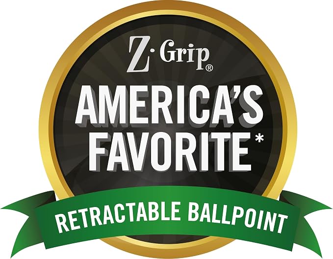 Zebra Pen Z-Grip Retractable Ballpoint Pen, Fine Point - Image 7
