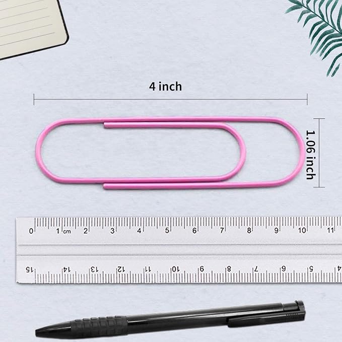 Paper Clips, 80 Pack 4 Inches Mega Large Paper Clips - 100mm Extra Large - Image 5