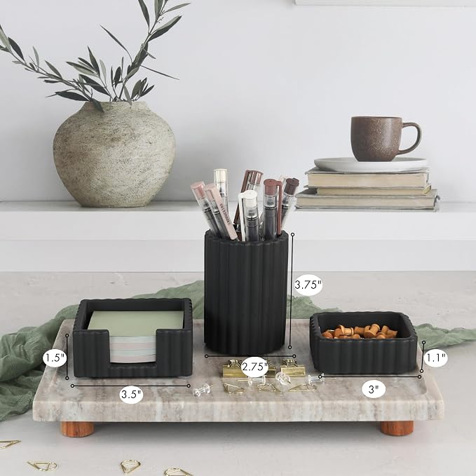 Aesthetic Desk Organizer Set of 3 - Image 8