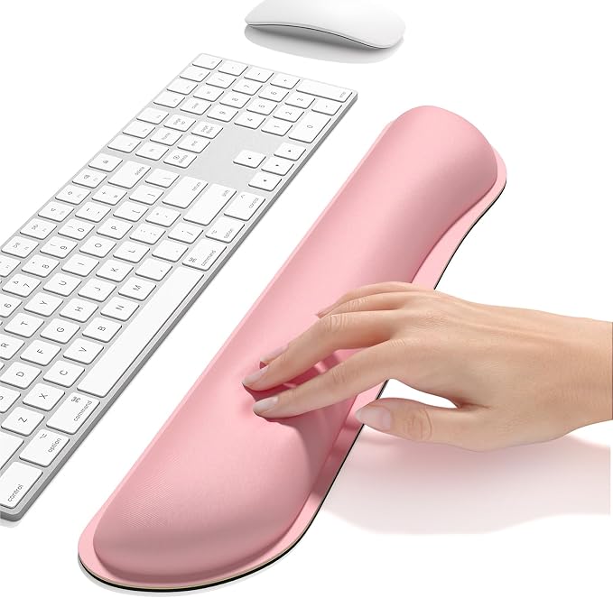 Dapesuom Enlarge Keyboard Wrist Rest, Memory Foam Keyboard Wrist Cushion - Image 5