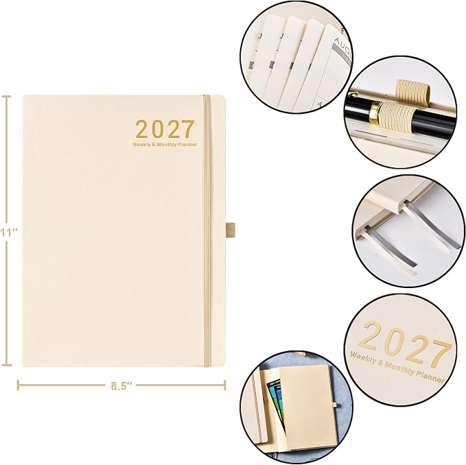 2027 Planner - JAN 2027 - DEC 2027, Planner 2027, Weekly and Monthly Planners - Image 6