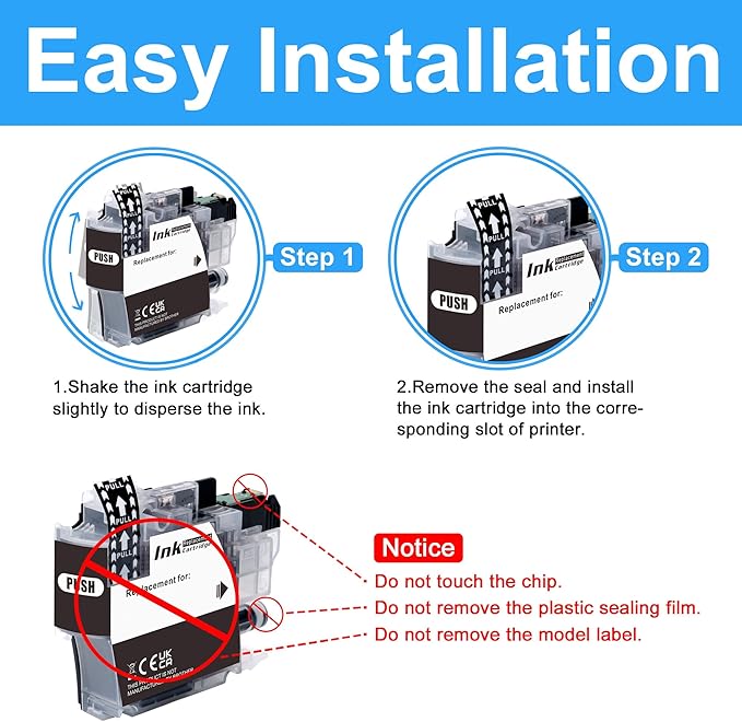 LCL Compatible Ink Cartridge Replacement for Brother LC3029 XXL LC3029BK LC3029C LC3029M LC3029Y High Yield MFC-J6535DW J6535DWXL J6935DW J5830DW J5830DWXL J5930DW (4-Pack Bk Cyan M Y)-DeskLoop Office