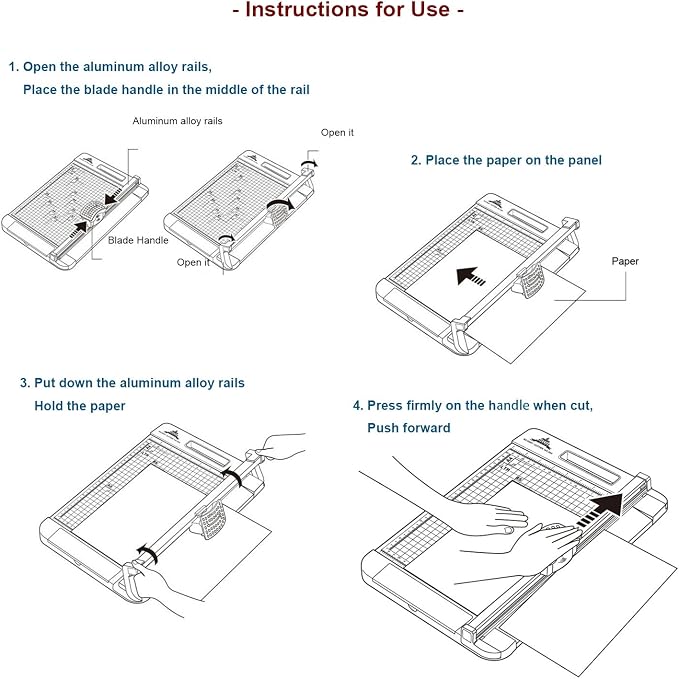 3-Way 12.6 Inch Rotary Trimmer Cutter Perforate & Scallop | A4 Size, Perforate - Image 3