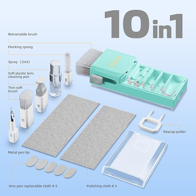 Tassmpitor Laptop Cleaning Kit, All in 1 Keyboard Cleaning kit - Image 7