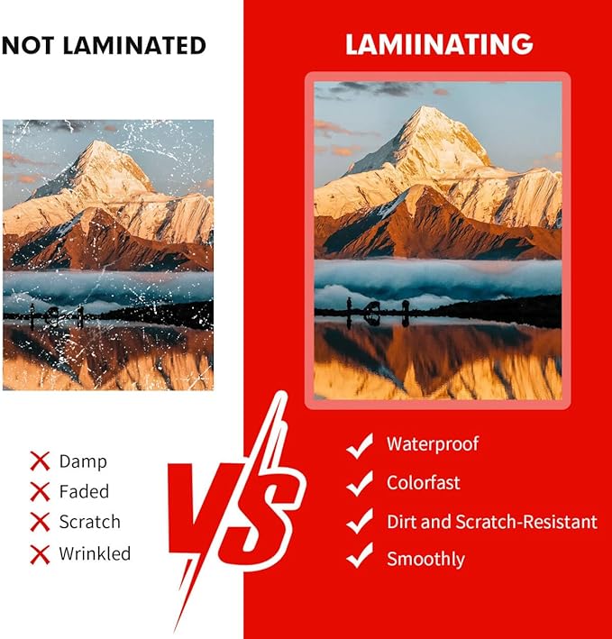 Laminating Sheets, 100 Pack Clear Thermal Laminating Plastic Paper Hold 11 x 17 Inch Sheet, 3 Mil Lamination Sheet Paper for Laminator, Round Corner-DeskLoop Office