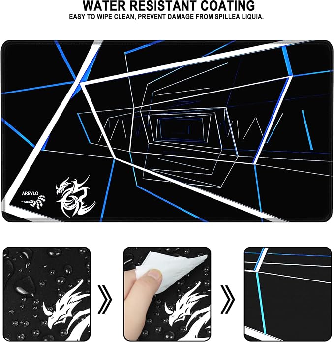 Gaming Mouse Pad Large, Waterproof Extra Large Mousepad - Image 2