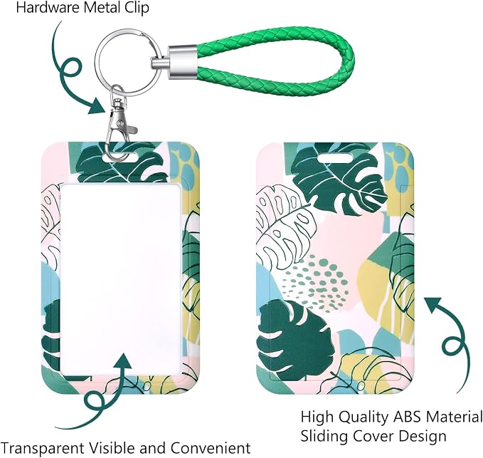 ID Card Badge Holder Key Chain - Image 3