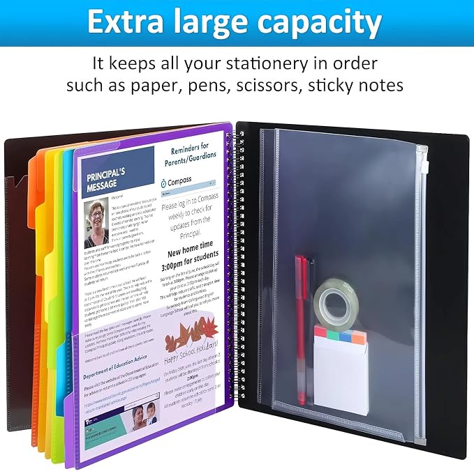 HABGP 12 Pocket Plastic folders - Image 5