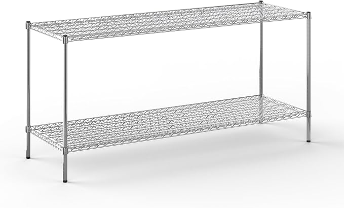 Regal Altair 24" Deep x 72" Wide x 34" Height Wire Shelving Kit | 2-Tier | NSF by Regal+Altair